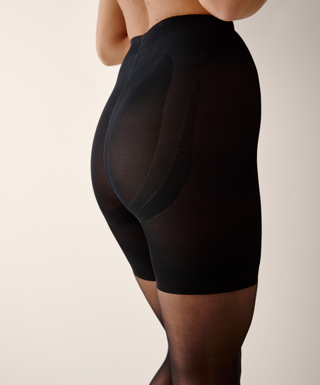 Rajstopy 15 Den Total Lift & Shape, Czarny