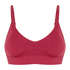 Tr&oacute;jkątny biustonosz bralette Dide, Czerwony
