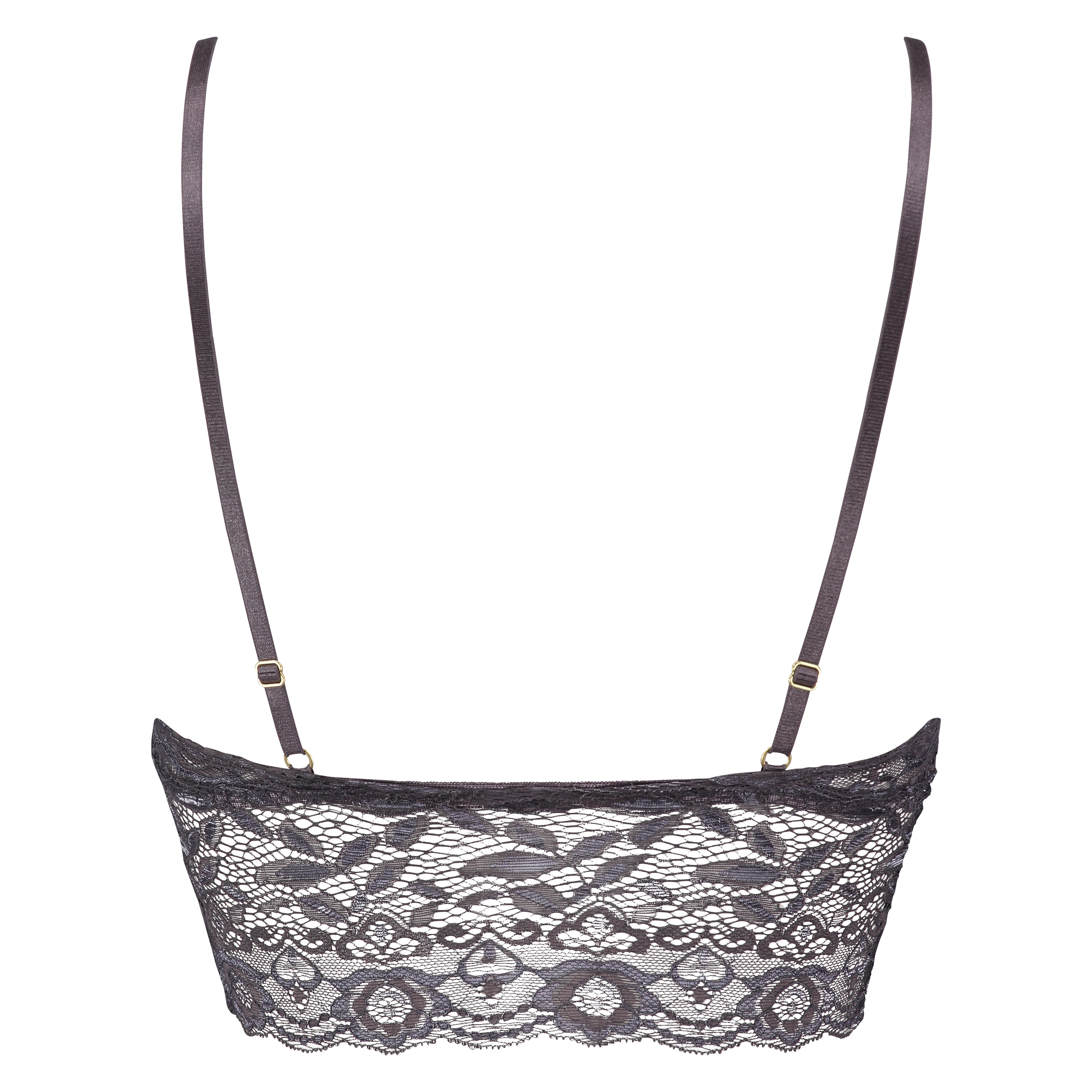 Bralette longline Fancy, Szary, main