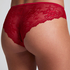 Brazyliany Lace Back, Czerwony