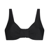 Nieusztywniona g&oacute;ra od bikini z fiszbinami Luxe, Czarny