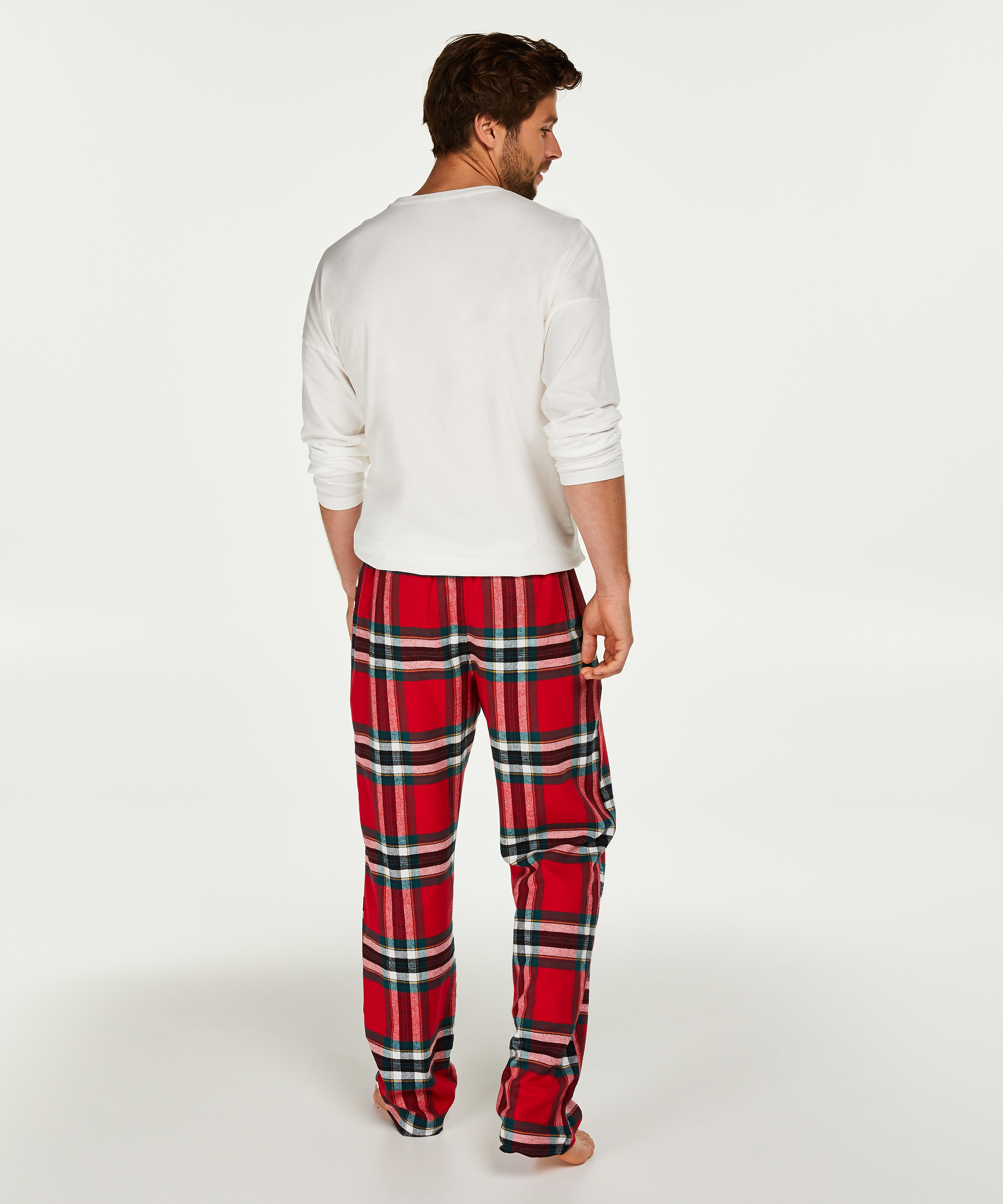 Men's pyjama set, Czerwony, main