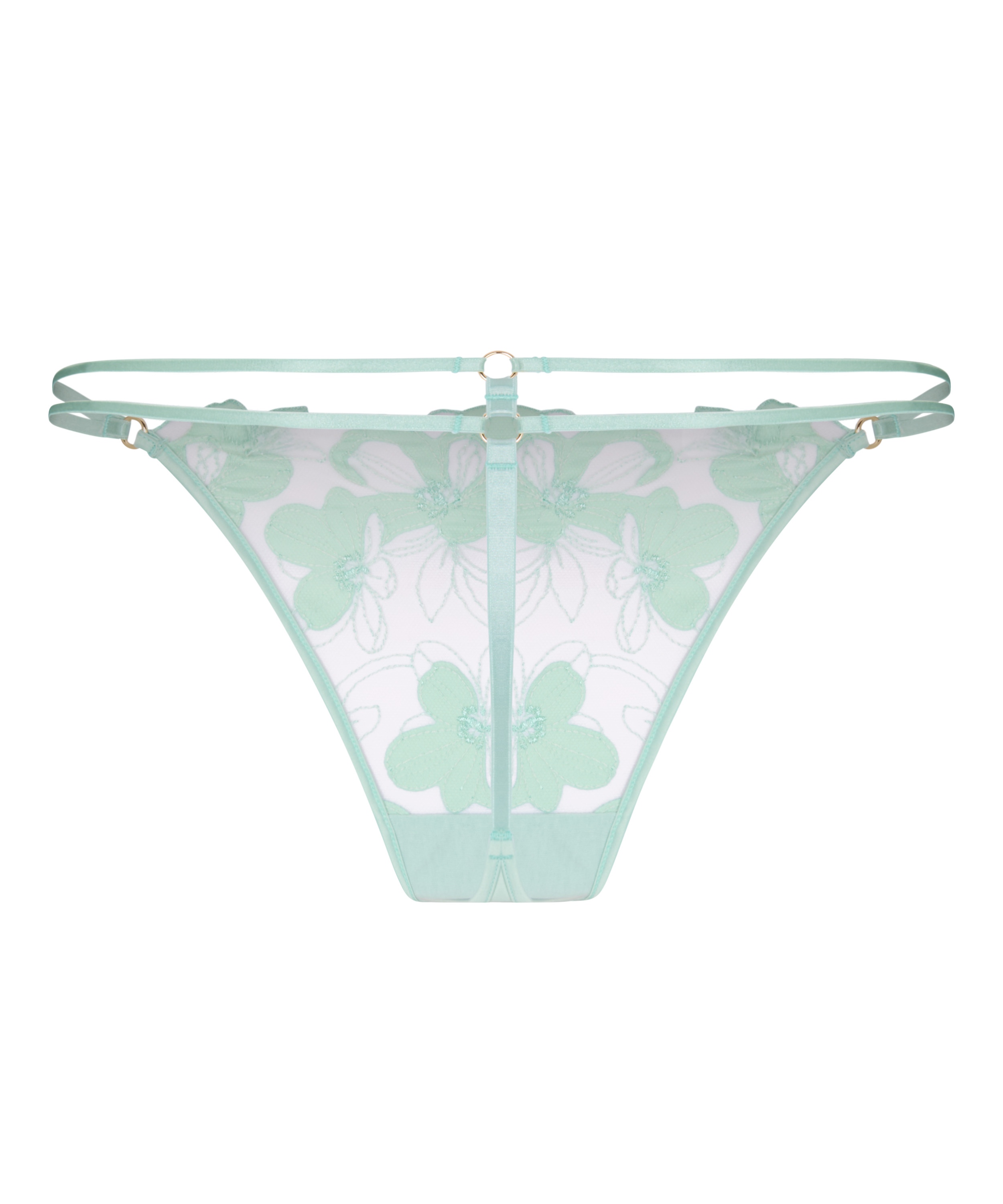 Longline Biustonosz z Fiszbinami Bez Wkładek Tasha, Zielony, main