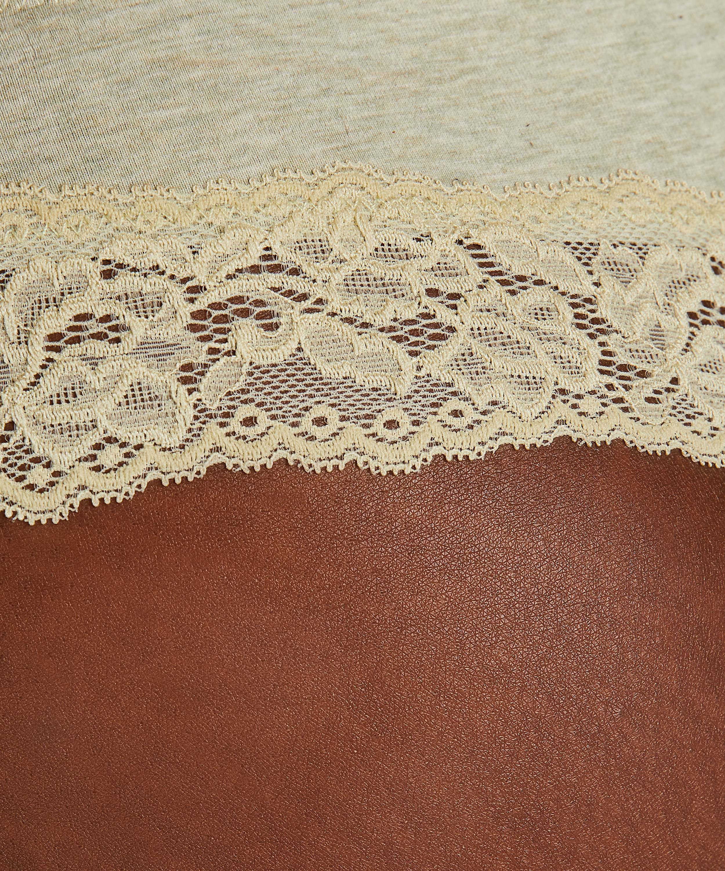 Bawełniane stringi bokserki, Zielony, main