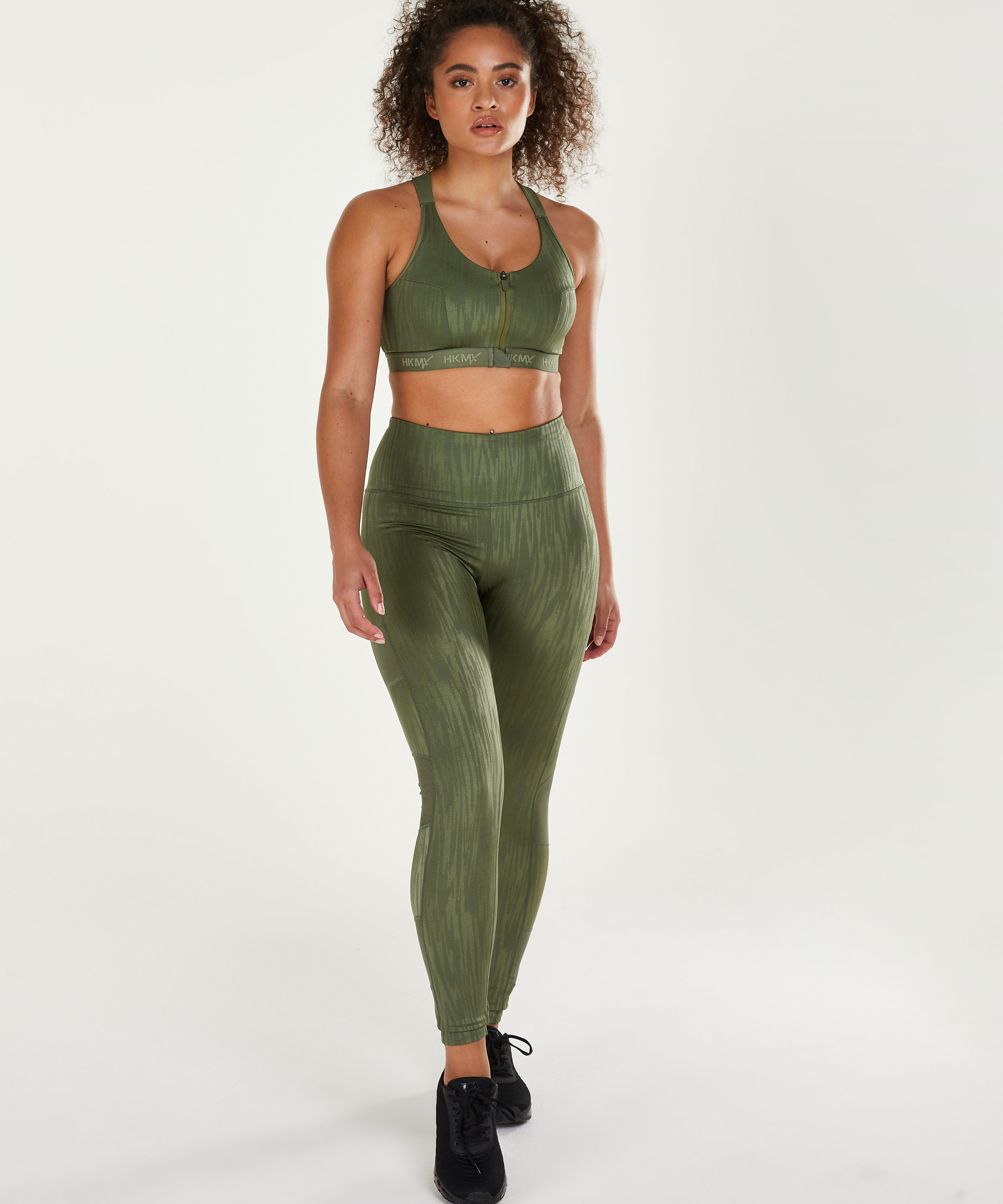 Biustonosz sportowy HKMX All Star Level 3, Zielony, main