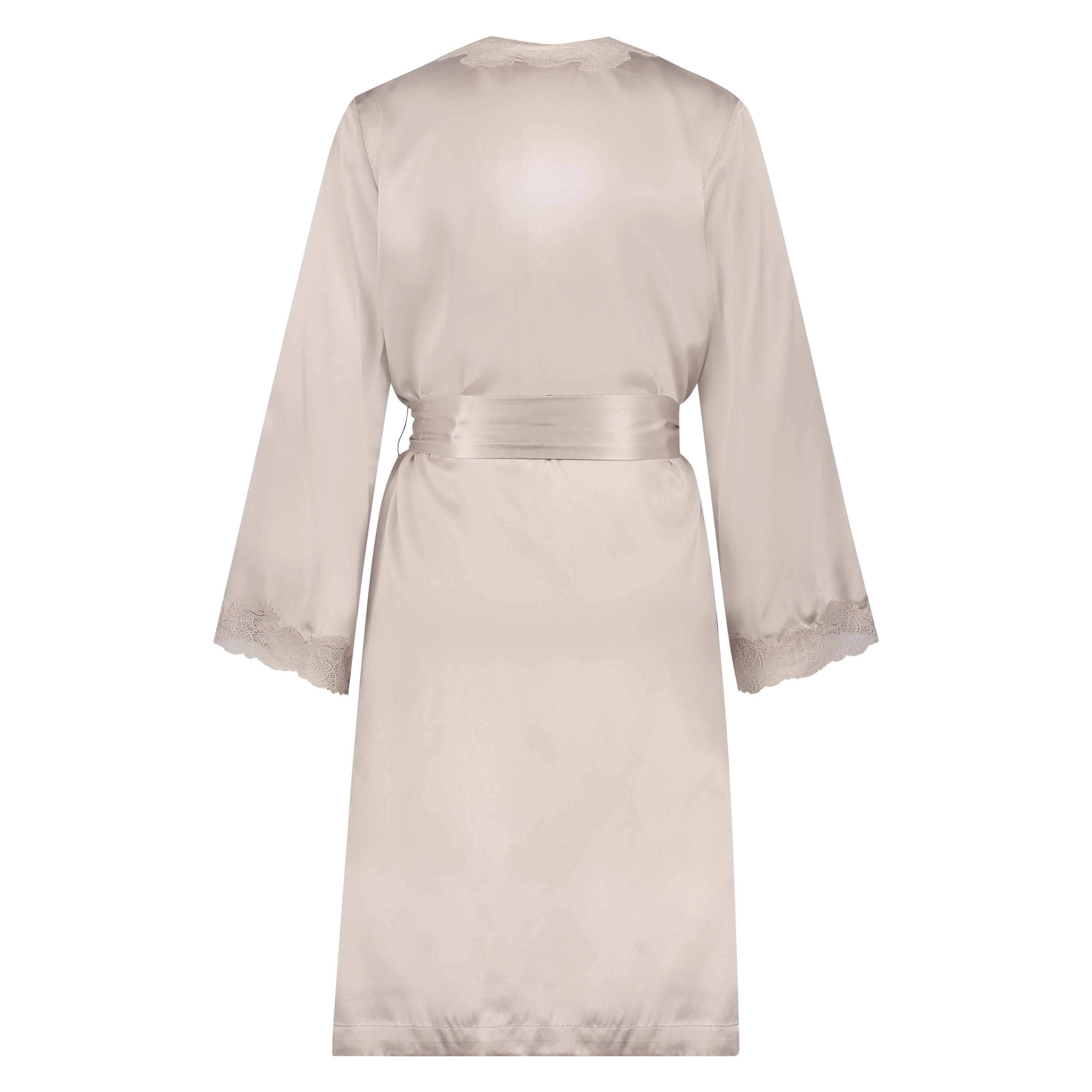 Jedwabne koronkowe kimono, R&oacute;żowy, main