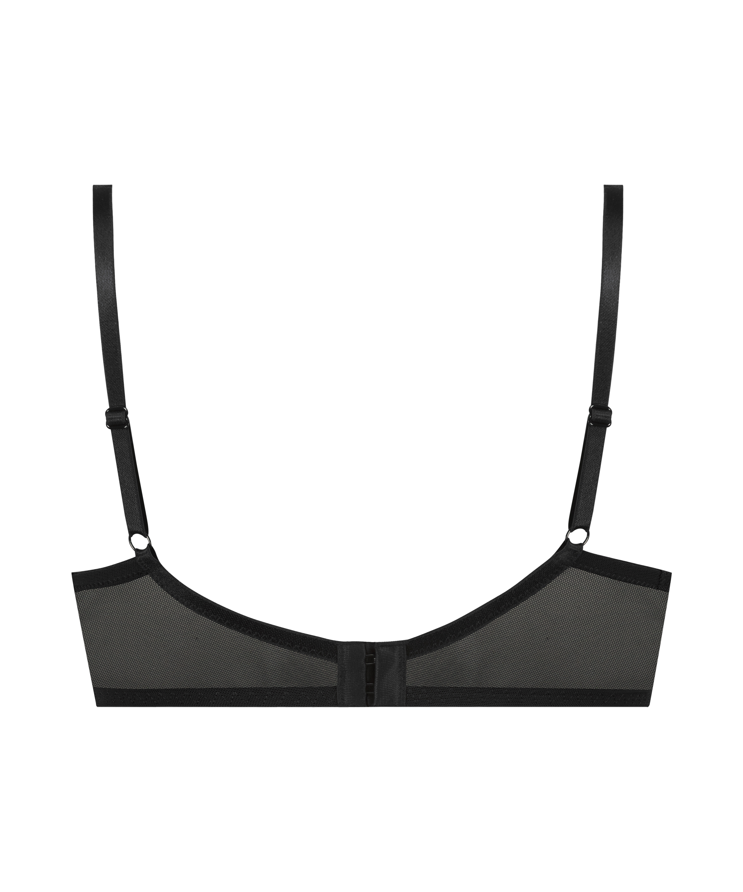 Nieusztywniony biustonosz z fiszbinami Liberty, Czarny, main