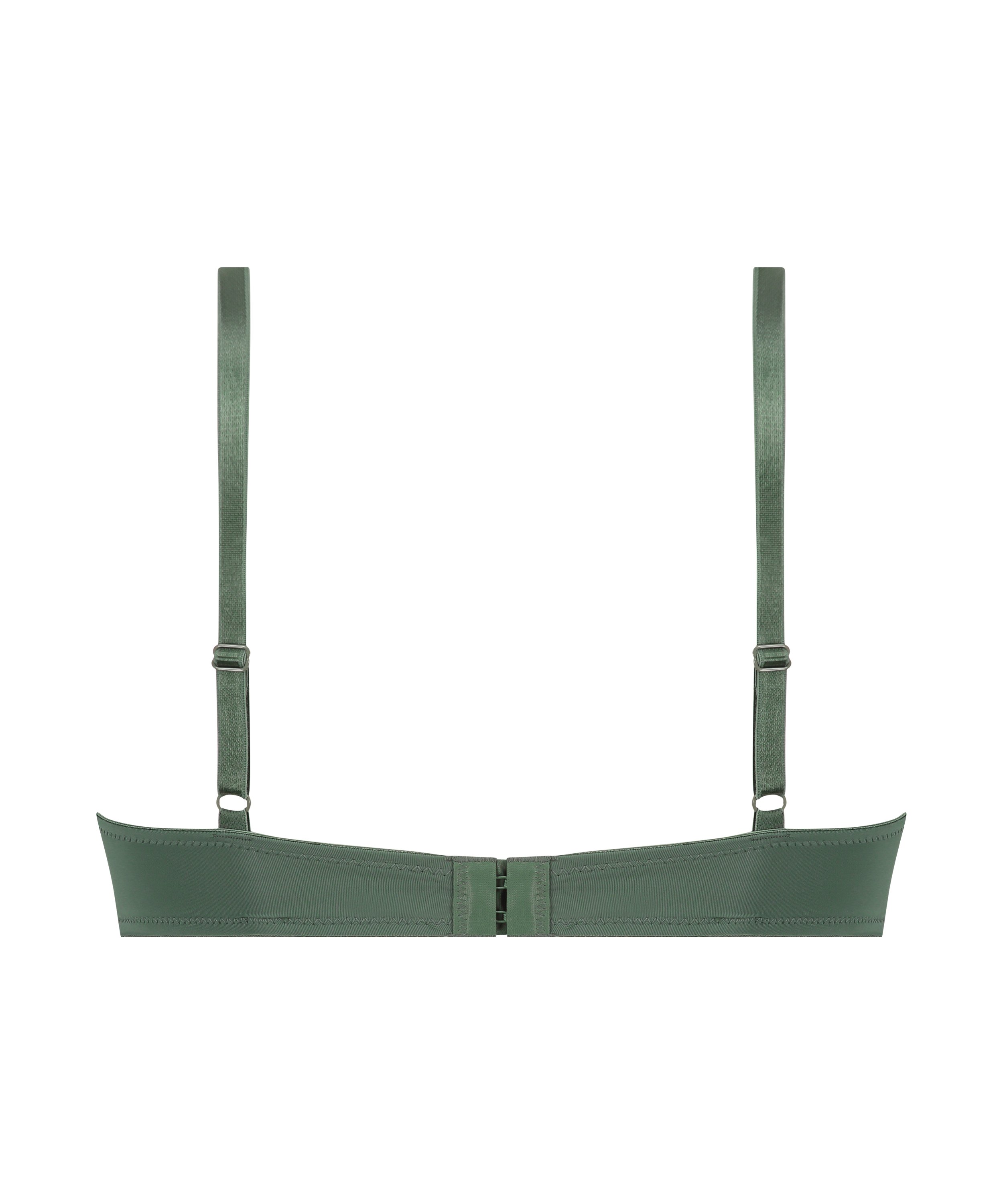 Biustonosz usztywniany z fiszbinami Plunge, Zielony, main