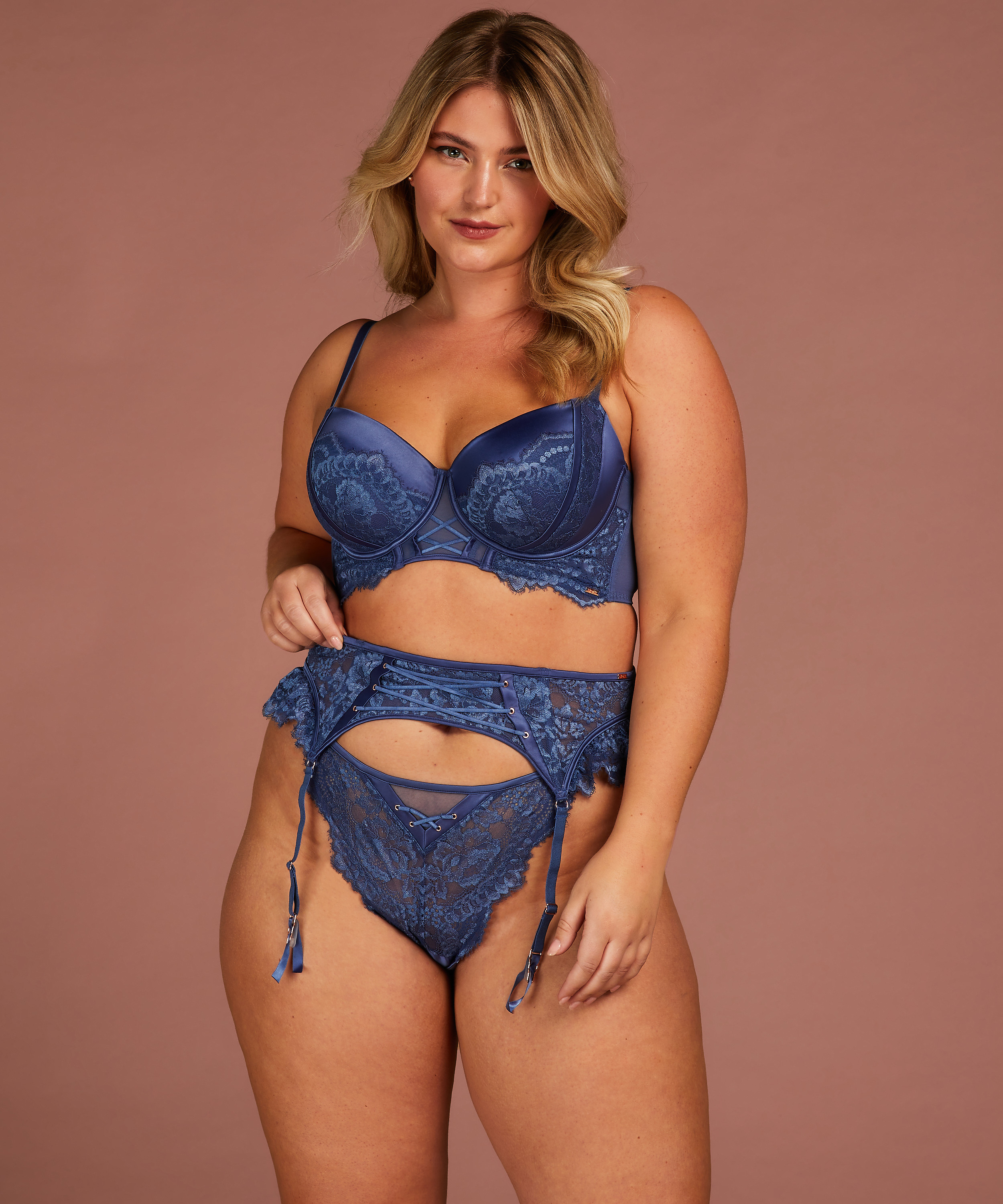 Podwiązki Daan, Niebieski, main