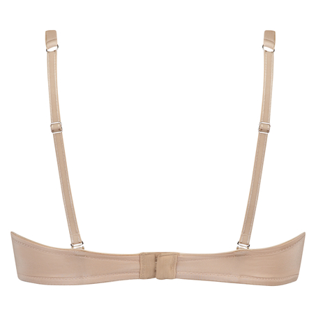Naomi Padded Underwired Strapless Bra, Beżowy