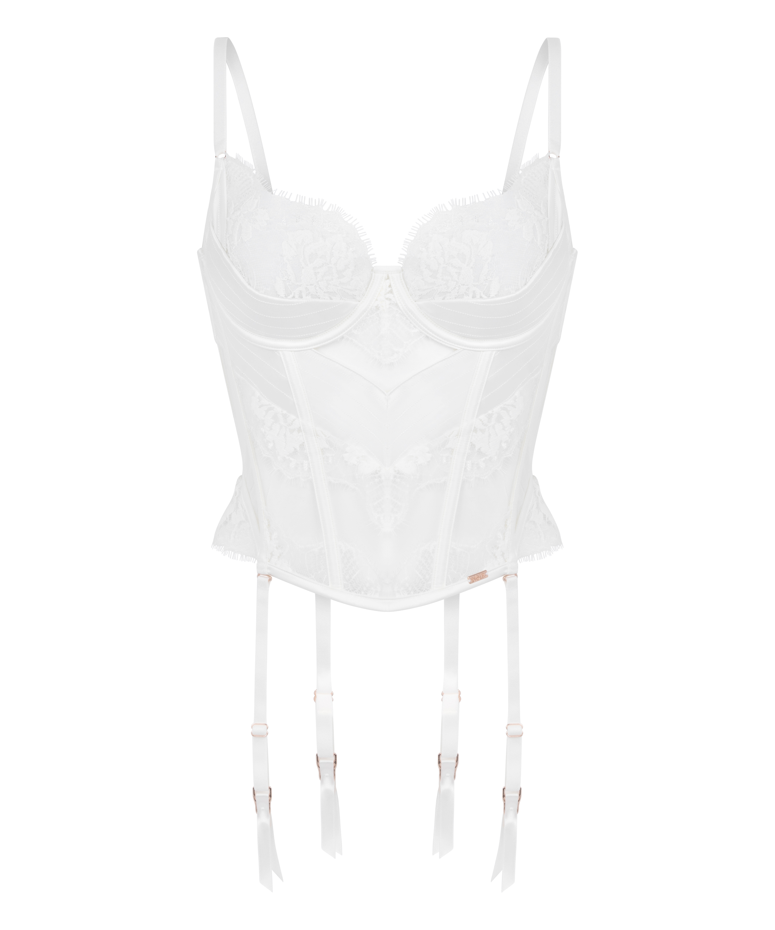 Bustier Tiah, Biały, main