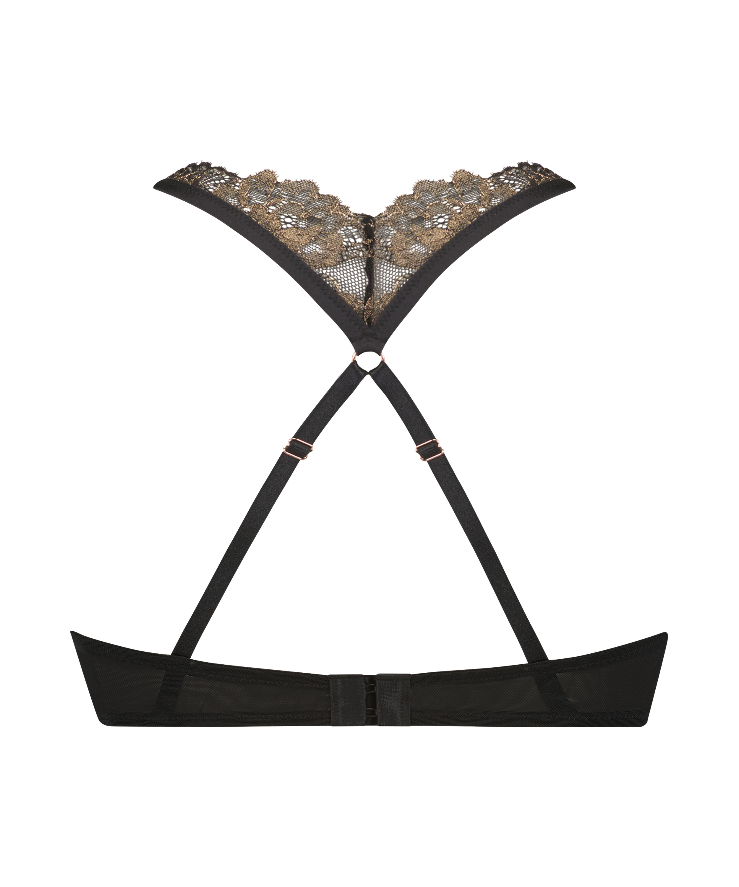 Usztywniony biustonosz bez fiszbinów Lexi, Czarny, main