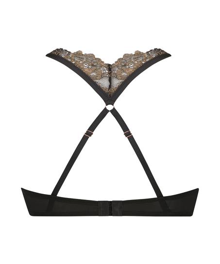 Usztywniony biustonosz bez fiszbinów Lexi, Czarny