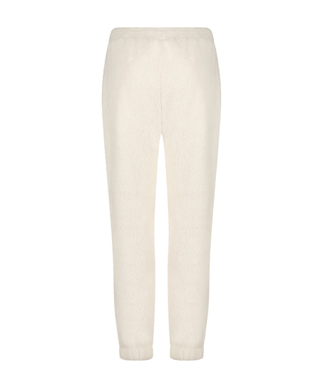 Polarowe spodnie Snuggle, Biały