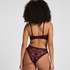 Padded Underwired Longline Bra Aveline, Fioletowy
