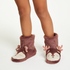 Kids Reindeer Slippers, Fioletowy