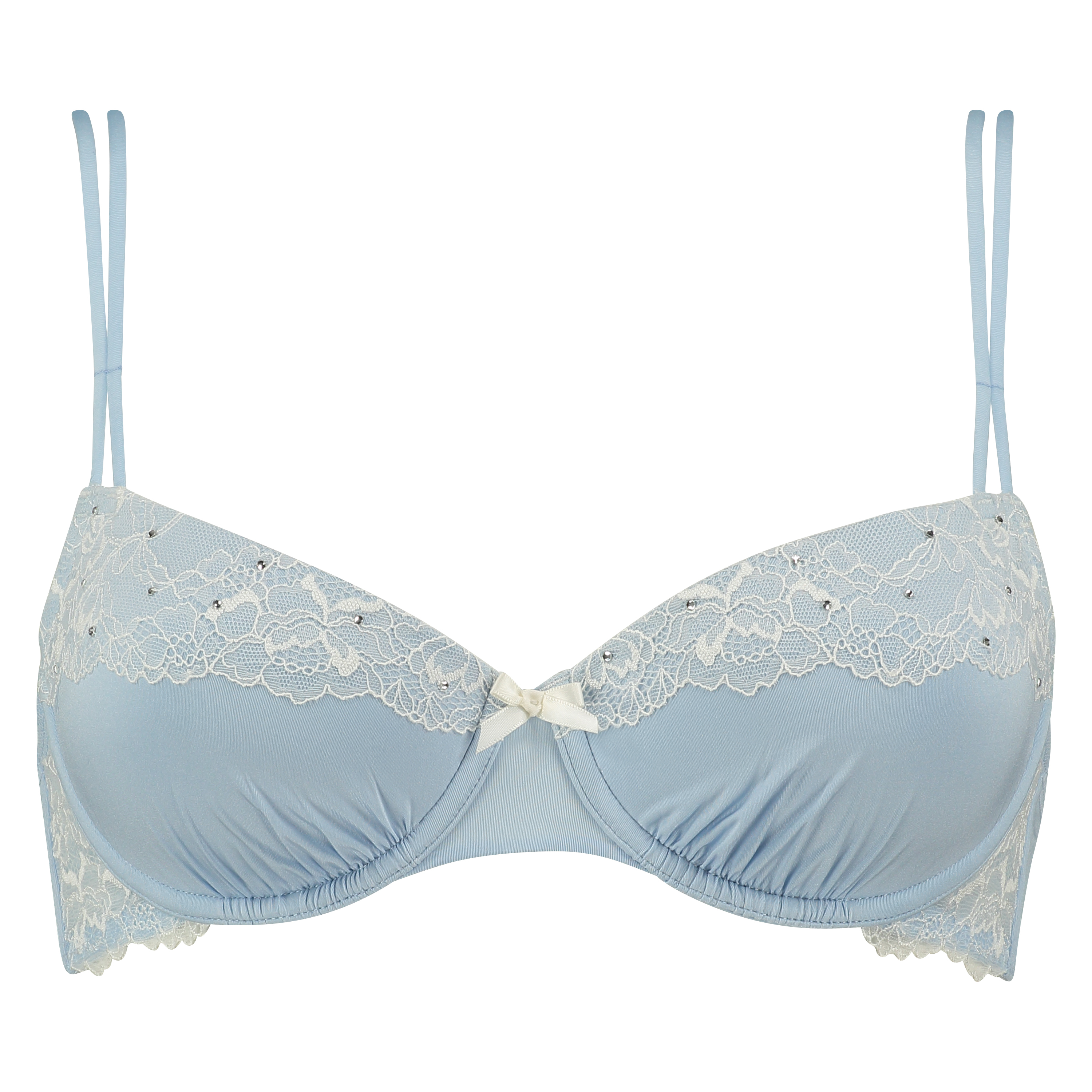 Padded underwired bra Angie, Niebieski, main