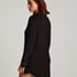 Sukienka Essential z dżerseju z długim rękawem, Czarny