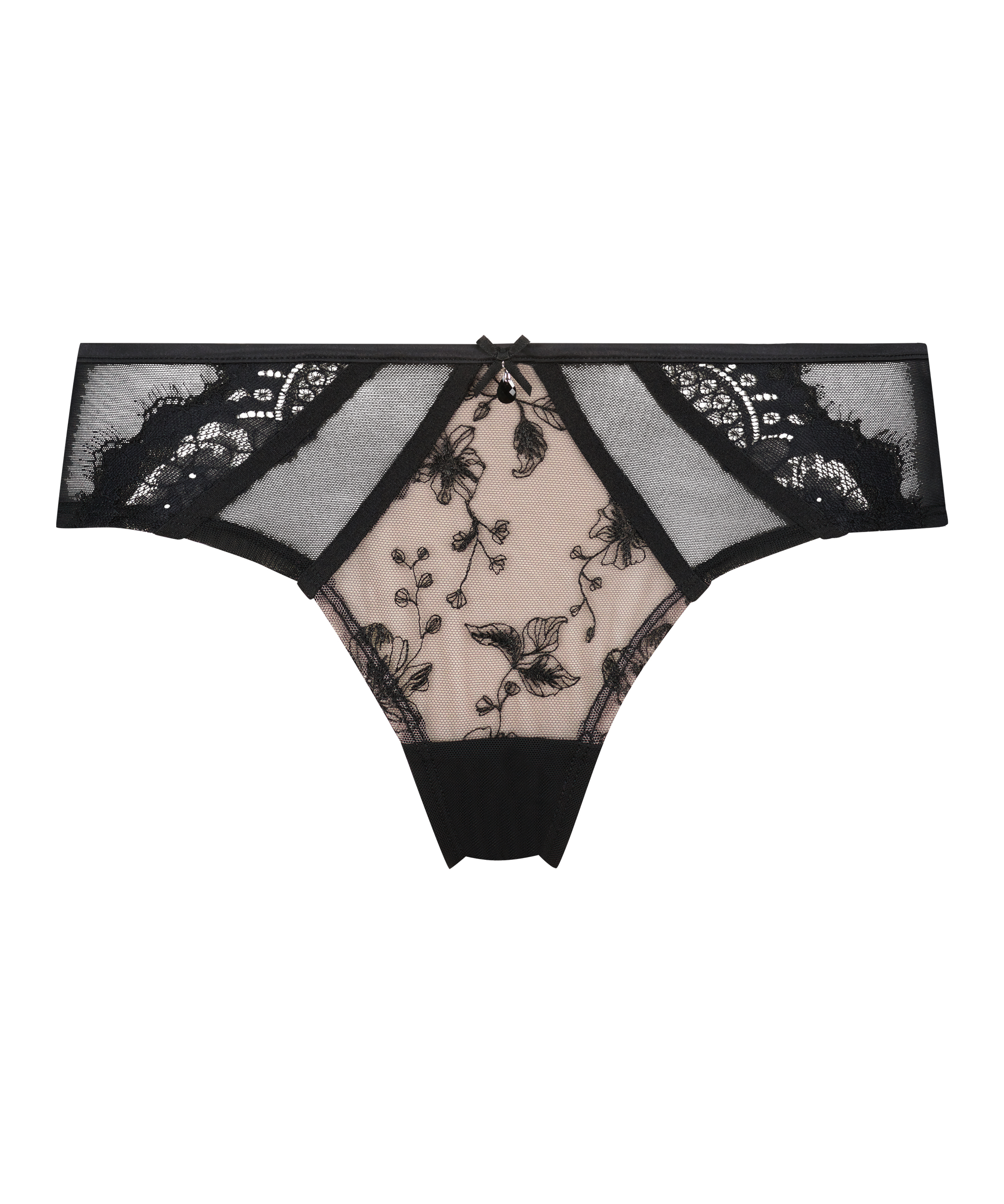 Majtki brazylijskie Sia, Czarny, main