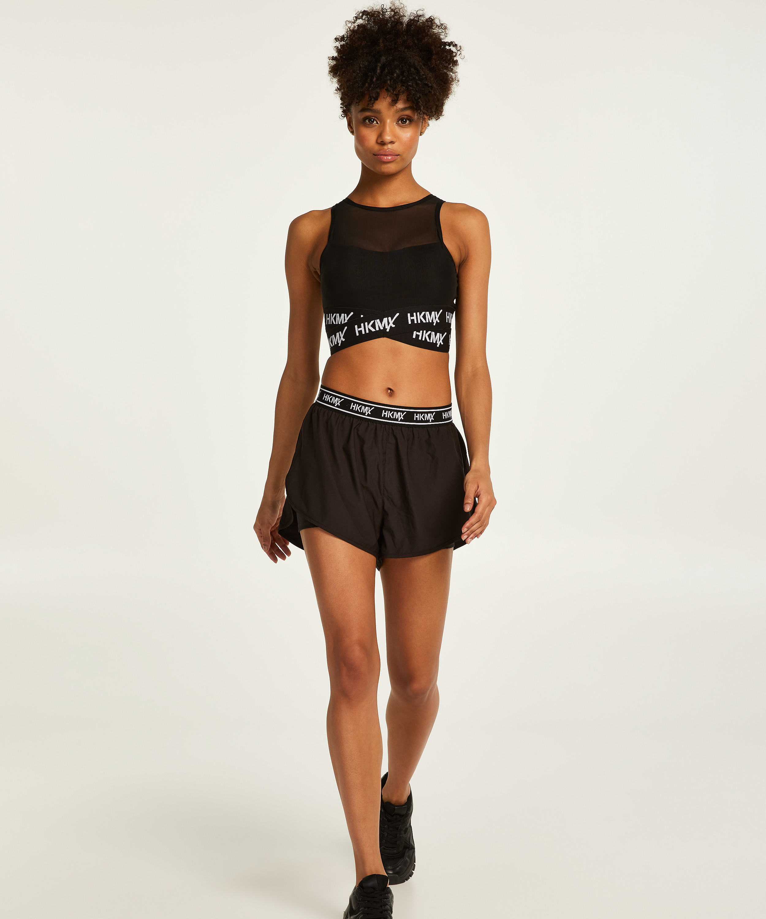 Szorty sportowe HKMX, Czarny, main