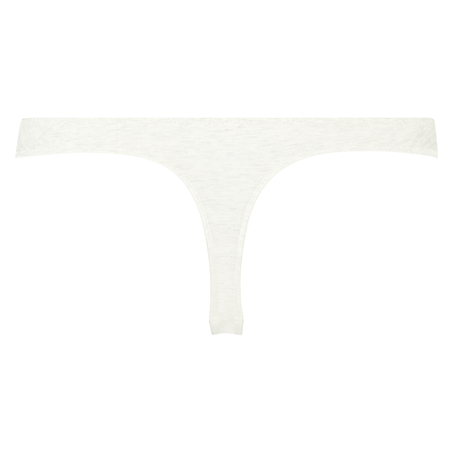 Secret Lace cotton thong, Szary