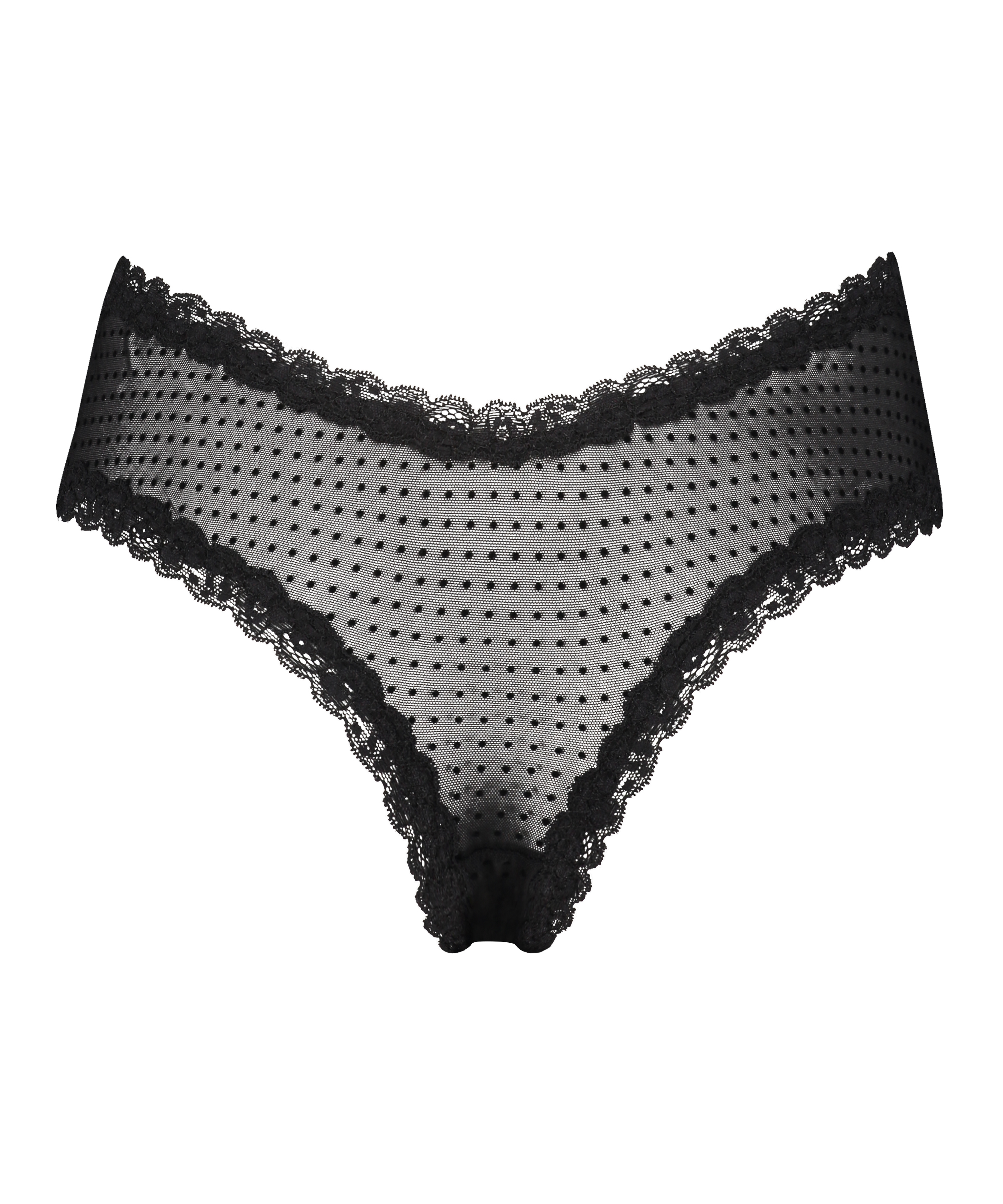 Brazyliany V-shape Mesh, Czarny, main