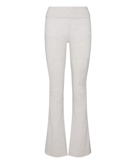 Flared Lounge Pants, Szary