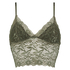 Bralette longline Fancy, Zielony