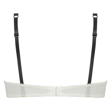 Biustonosz usztywniany z fiszbinami Secret Lace, Biały