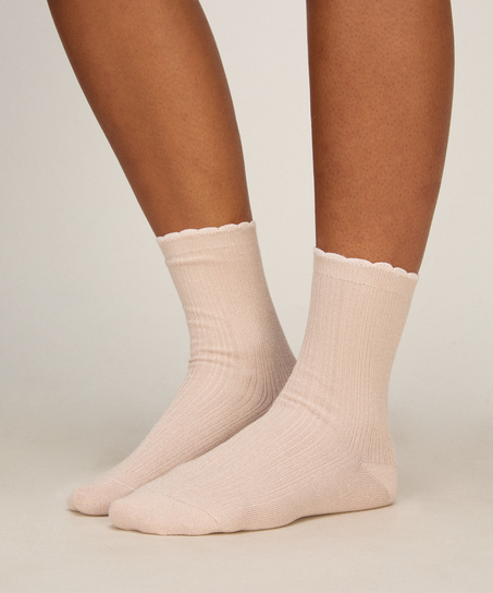 Skarpety 3 Pair Cotton, R&oacute;żowy