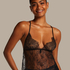 Cami Lace Delphine, Czarny