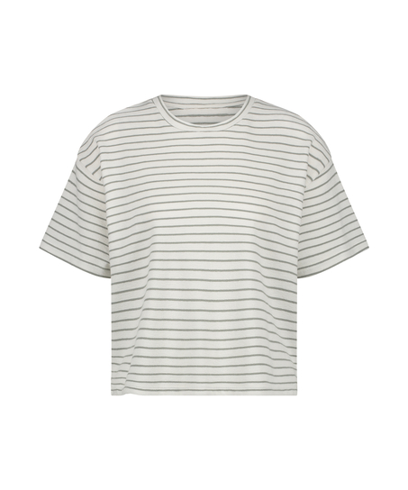 Top od piżamy, Biały