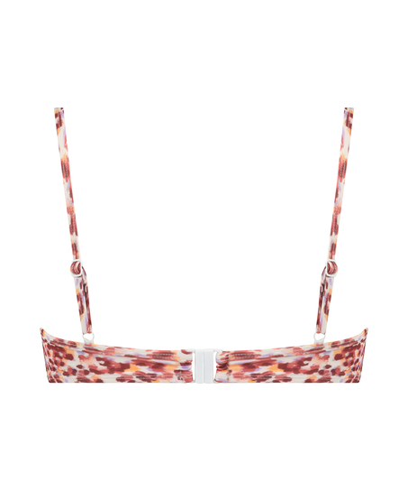 Usztywniana g&oacute;ra od bikini z fiszbinami Tobago, Biały