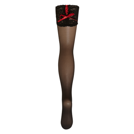 Hold-ups fancy ribbon, Czerwony