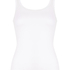 Singlet top z miękkiej bawełny, Biały