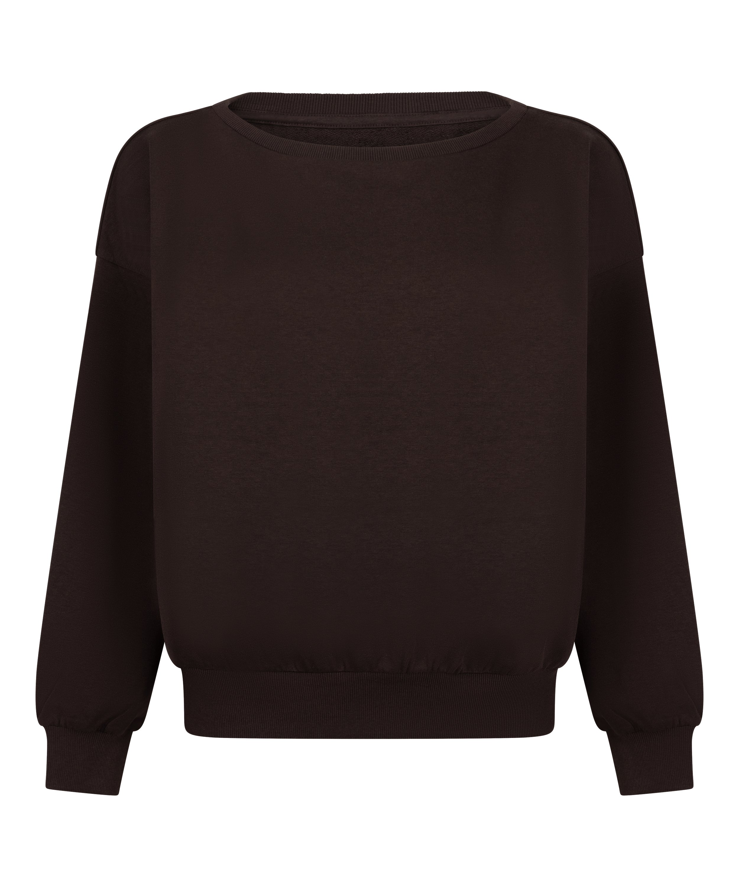 Boatneck Sweater Audrey, Brązowy, main
