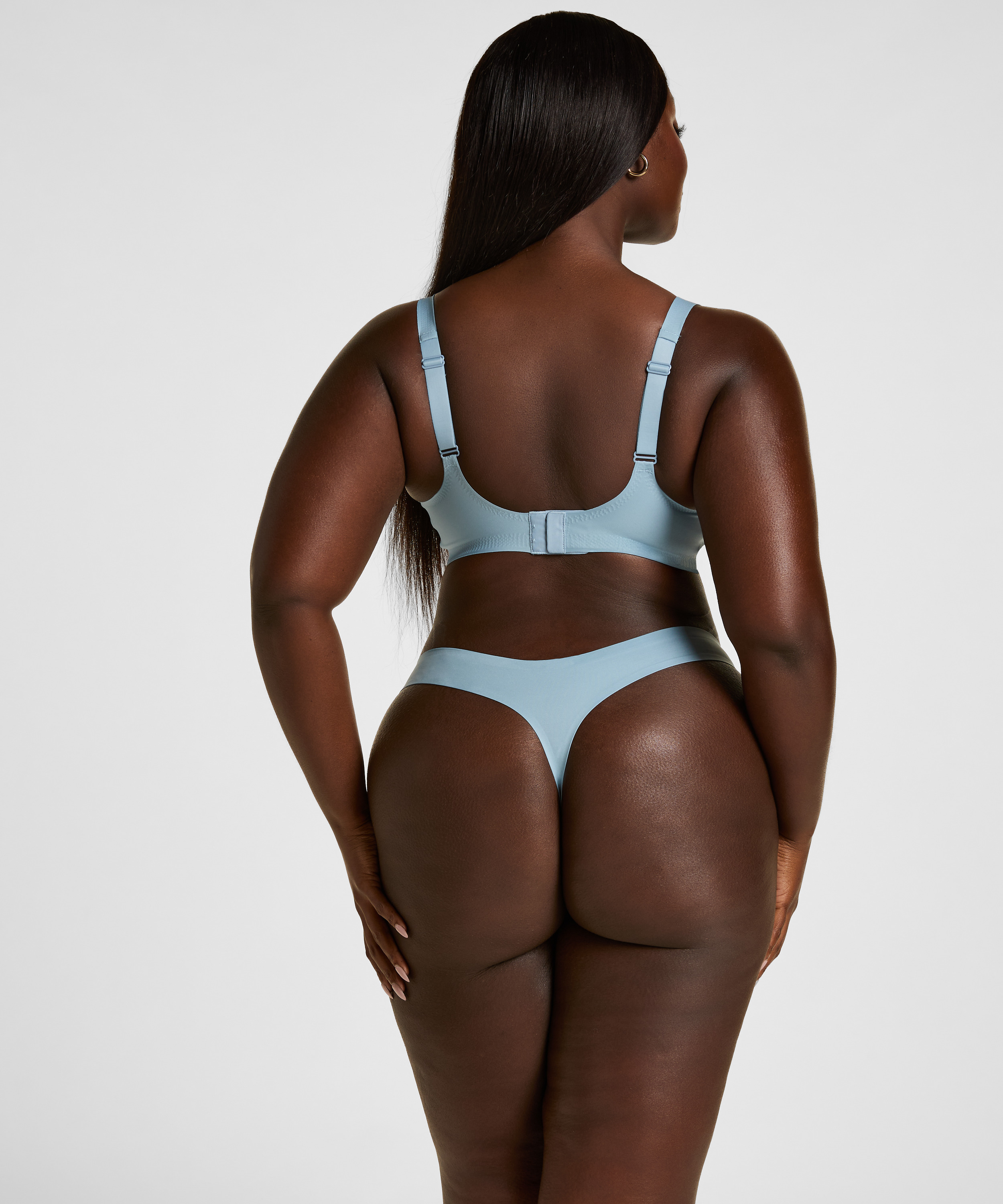 Super Comfort Stringi, Niebieski, main