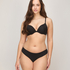 Brazyliany Invisible Lace Back, Czarny