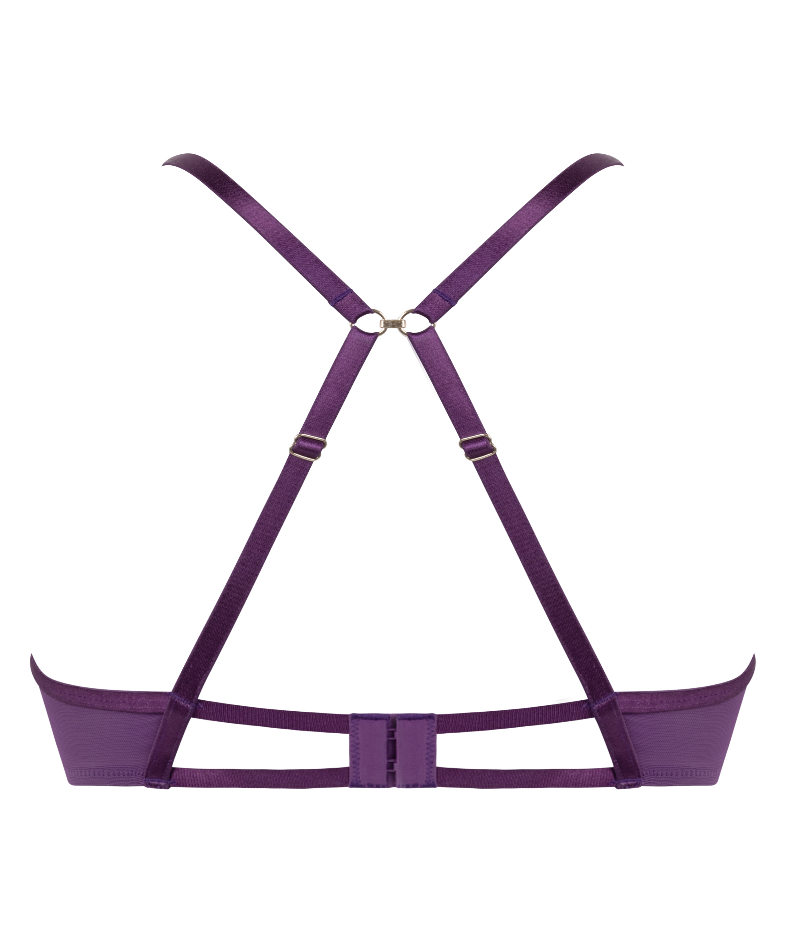 Nieusztywniany biustonosz z fiszbinami Cinnamon, Fioletowy, main