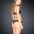 Fantasia strappy thong, Czarny