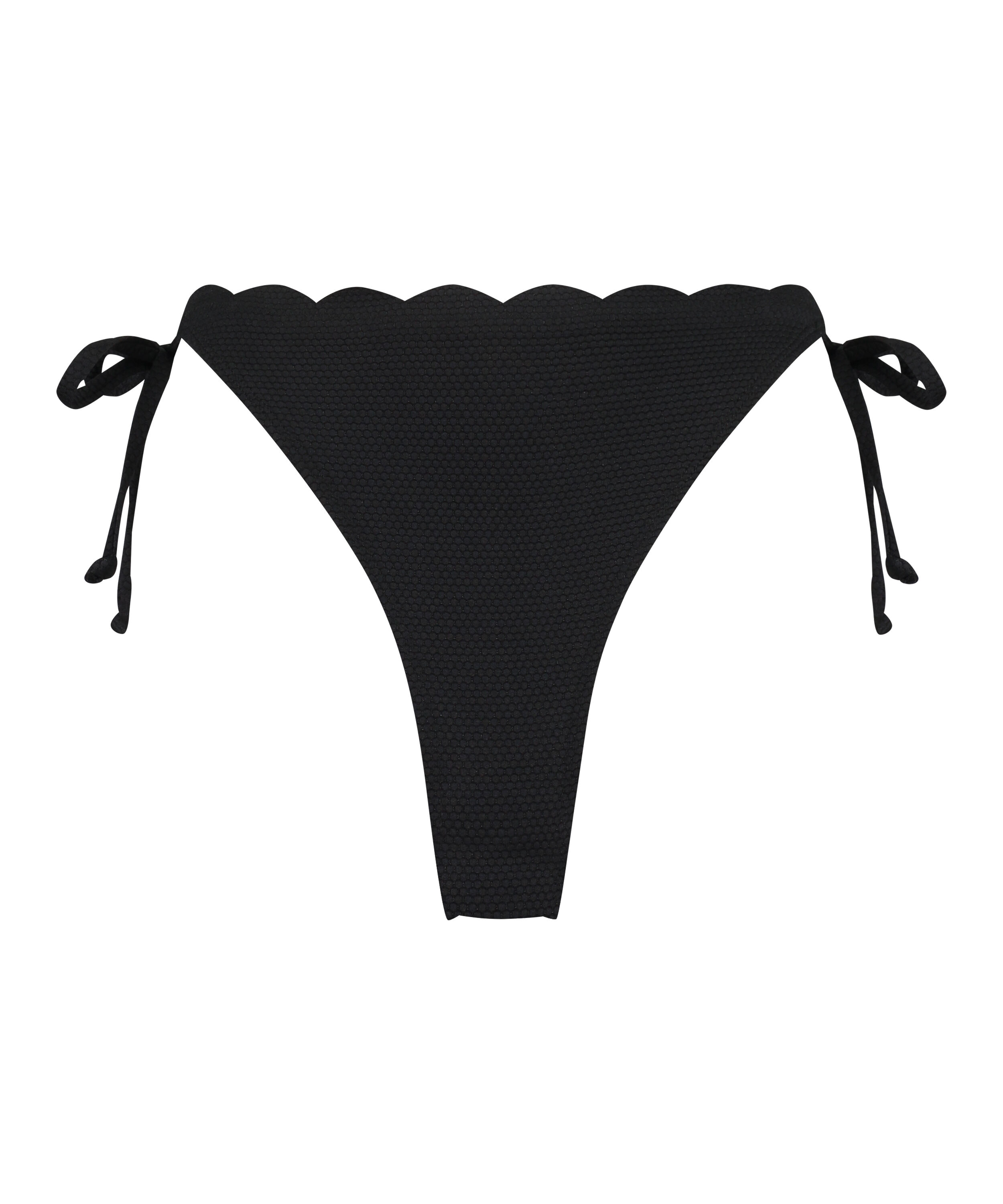 D&oacute;ł od bikini Scallop, Czarny