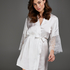 Kimono Satin Lily, Biały