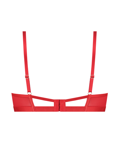Biustonosz nieusztywniany z fiszbinami Bellini, Czerwony