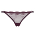 Thong Embroidered, Fioletowy