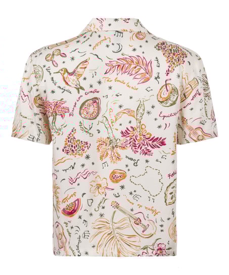 Satynowa narzutka, Biały