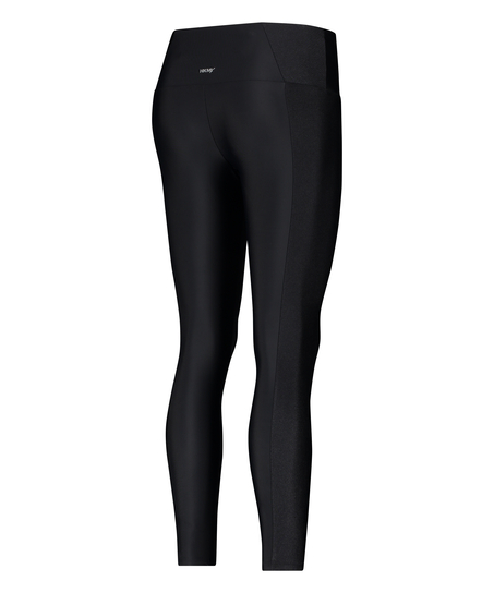 Legginsy sportowe z wysokim stanem HKMX Shine On, Czarny