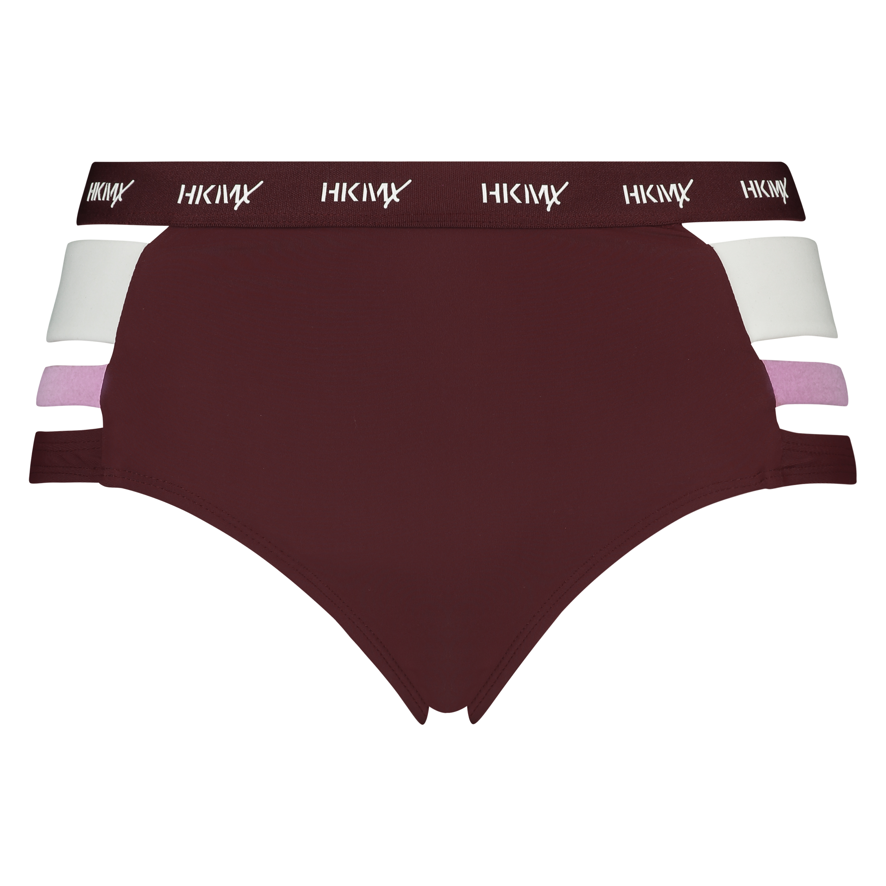 HKMX Cheeky High Bikini Bottoms, Czerwony, main