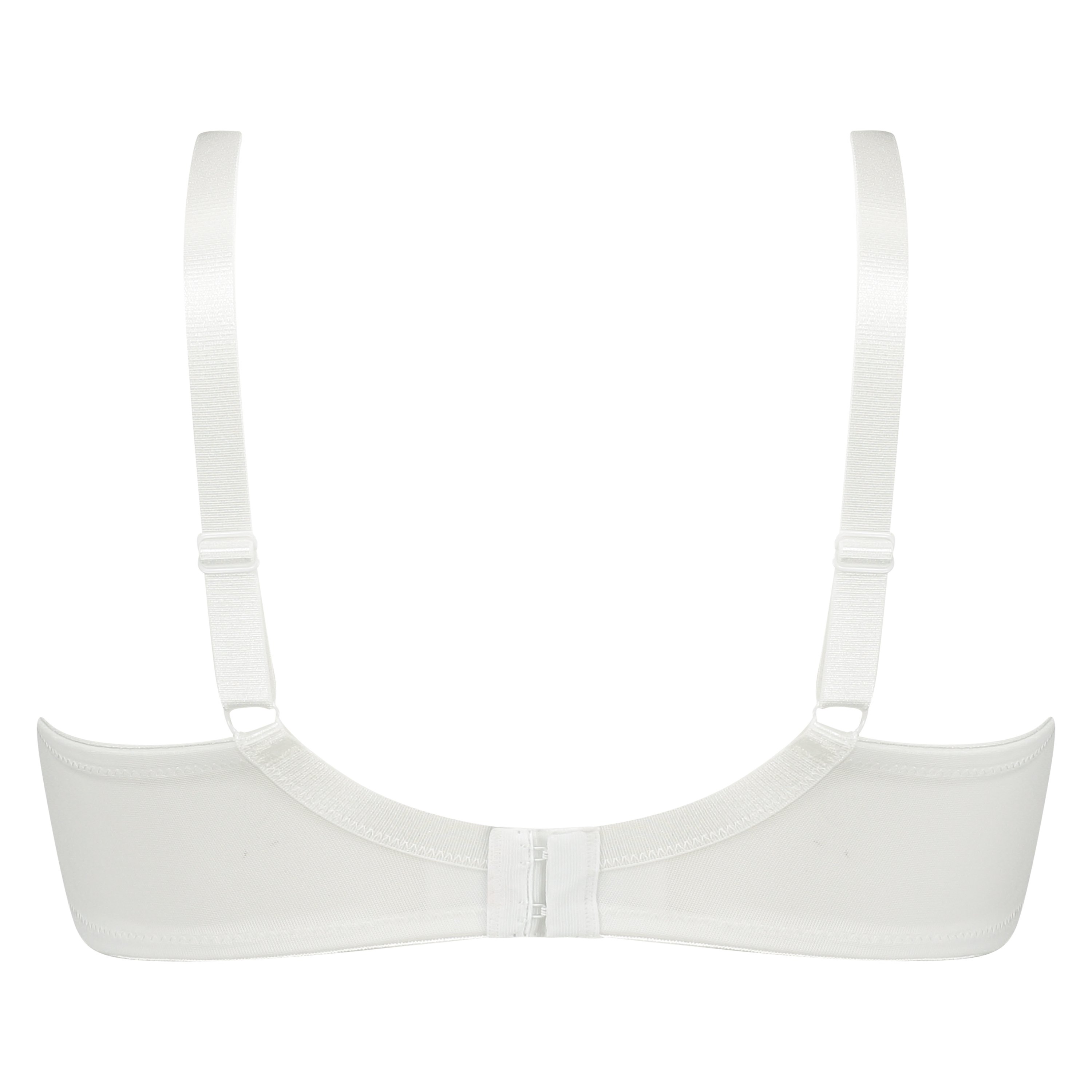Nieusztywniany biustonosz minimizer z fiszbinami Nina, Biały, main