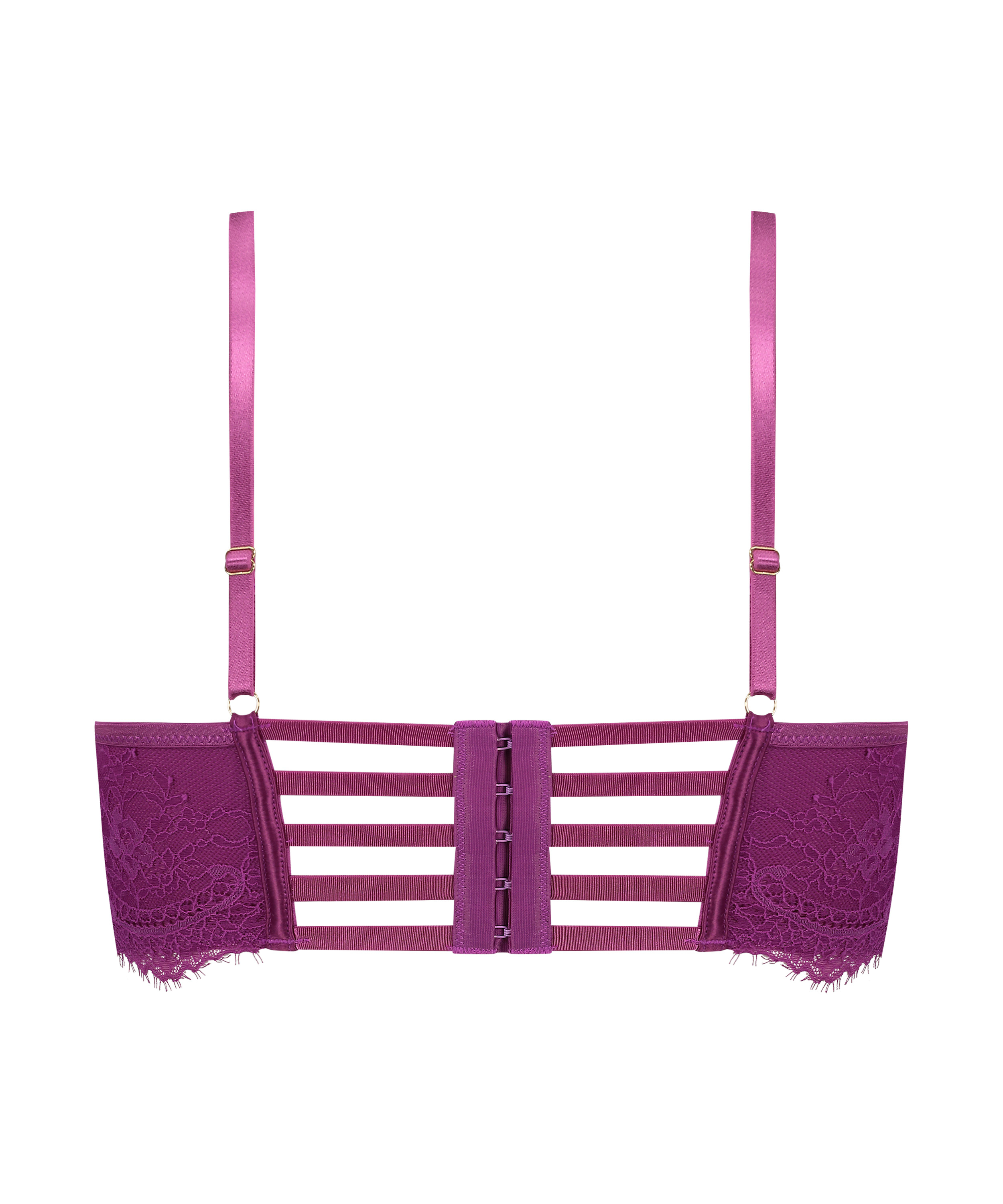 Nieusztywniony biustonosz z fiszbinami Monet, Fioletowy, main