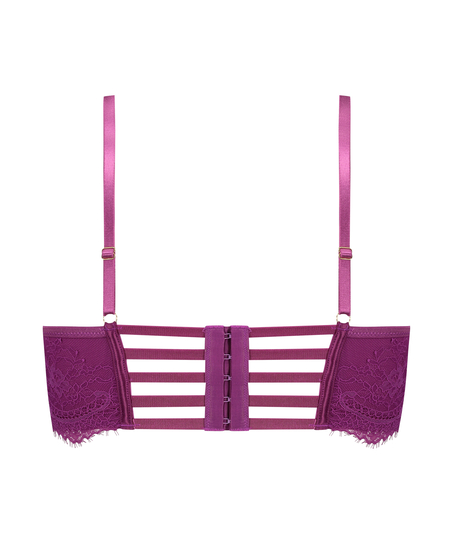 Nieusztywniony biustonosz z fiszbinami Monet, Fioletowy